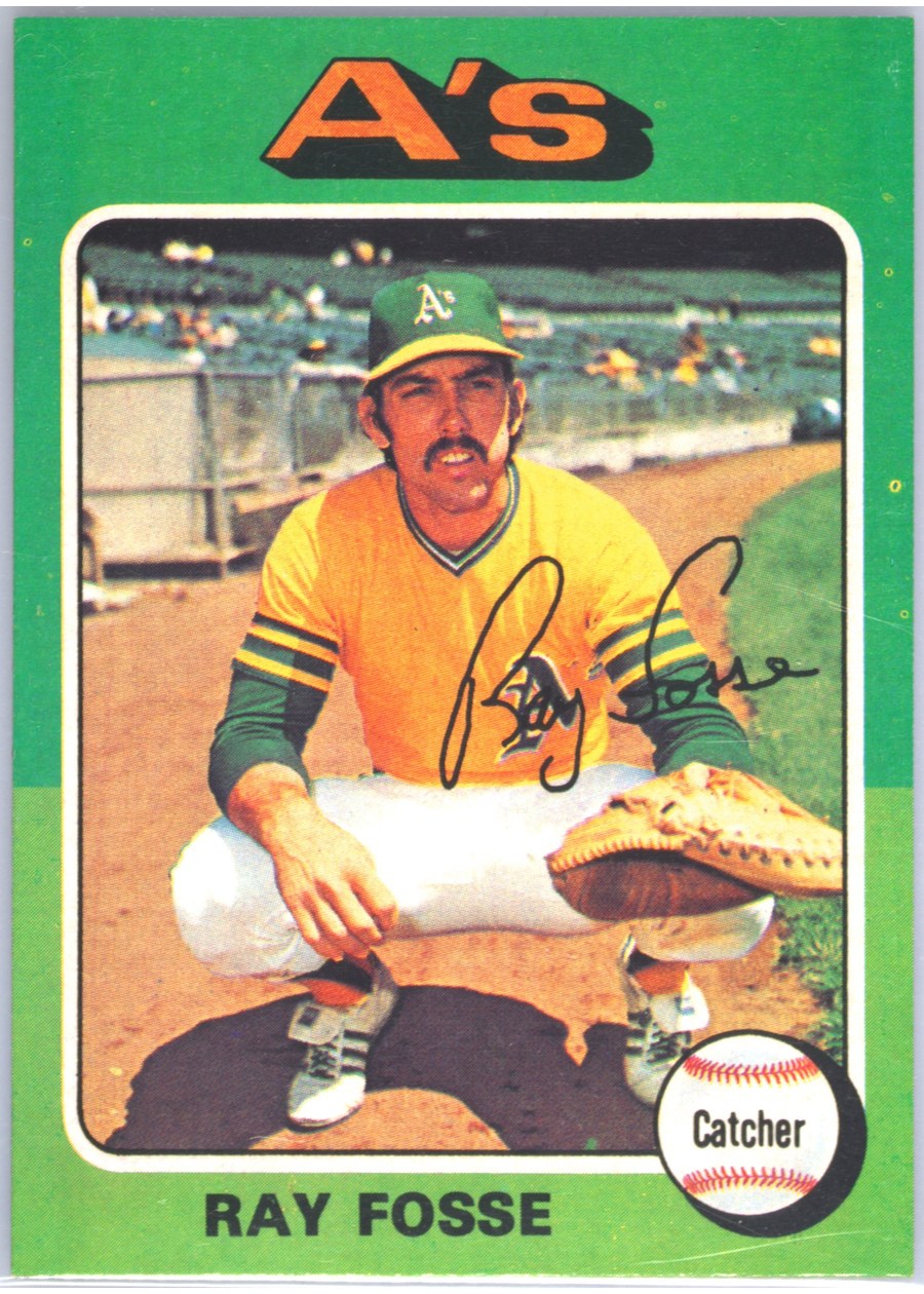 1975 Topps #486 Ray Fosse, Oakland Athletics