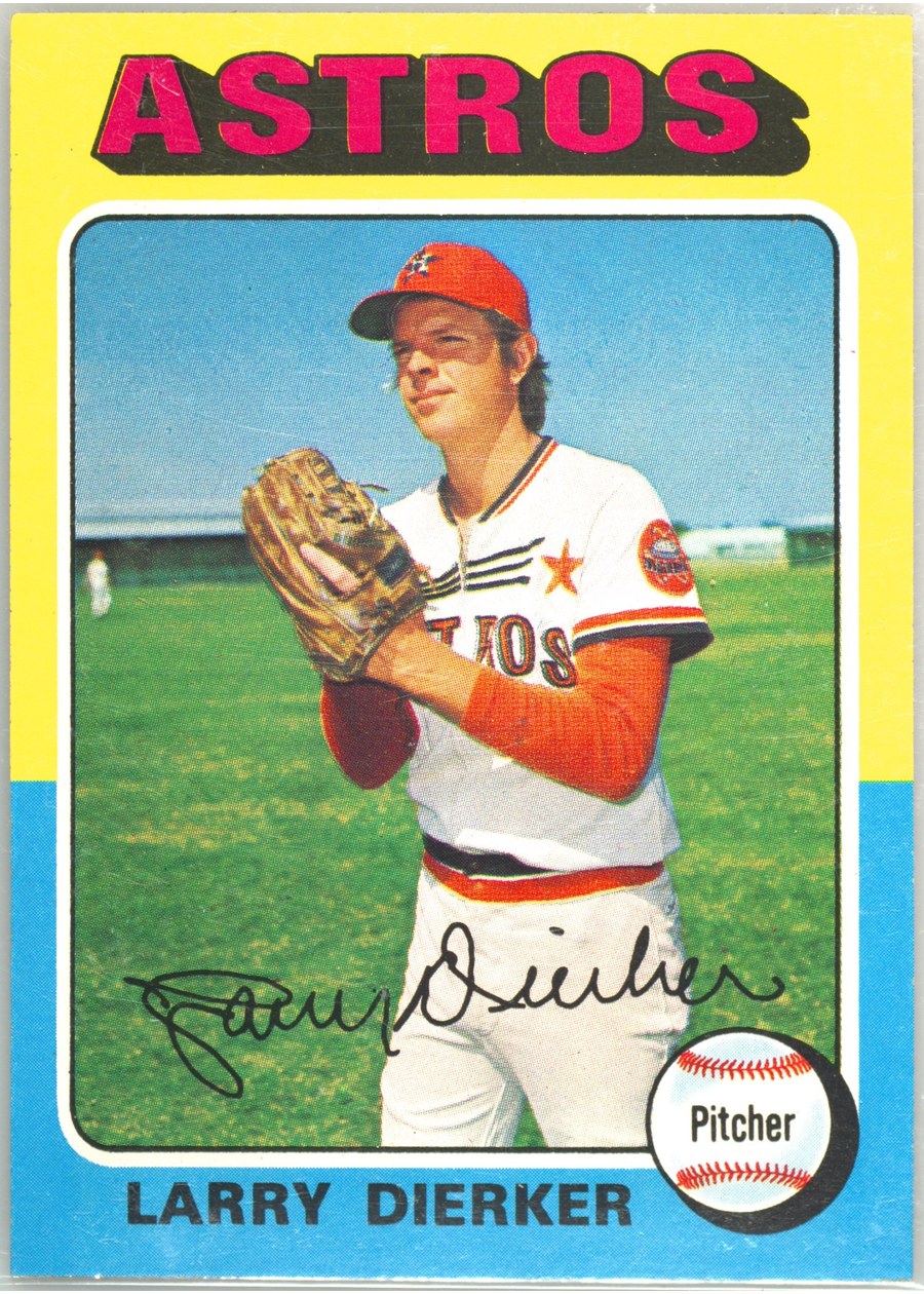 1975 Topps #49 Larry Dierker, Houston Astros
