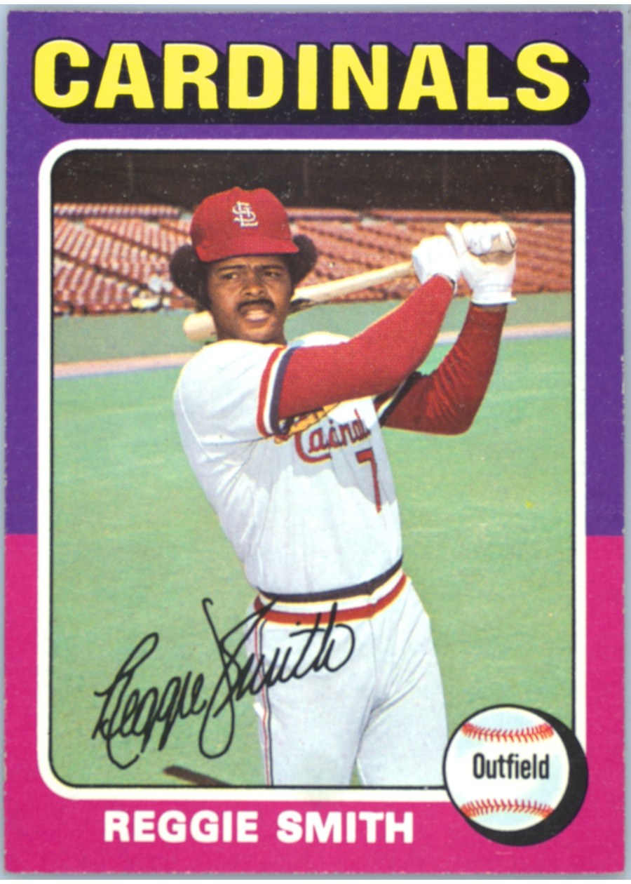 1975 Topps #490 Reggie Smith, St. Louis Cardinals