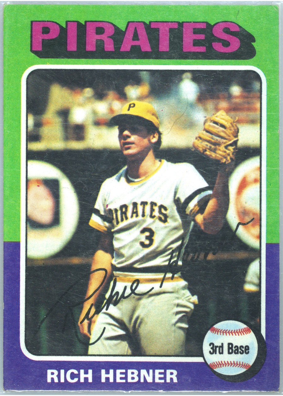 1975 Topps #492 Rich Hebner, Pittsburgh Pirates