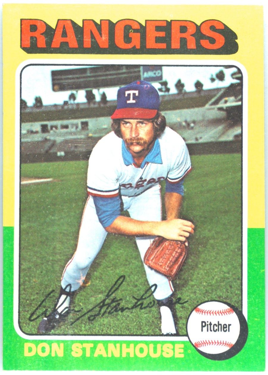 1975 Topps #493 Don Stanhouse, Texas Rangers