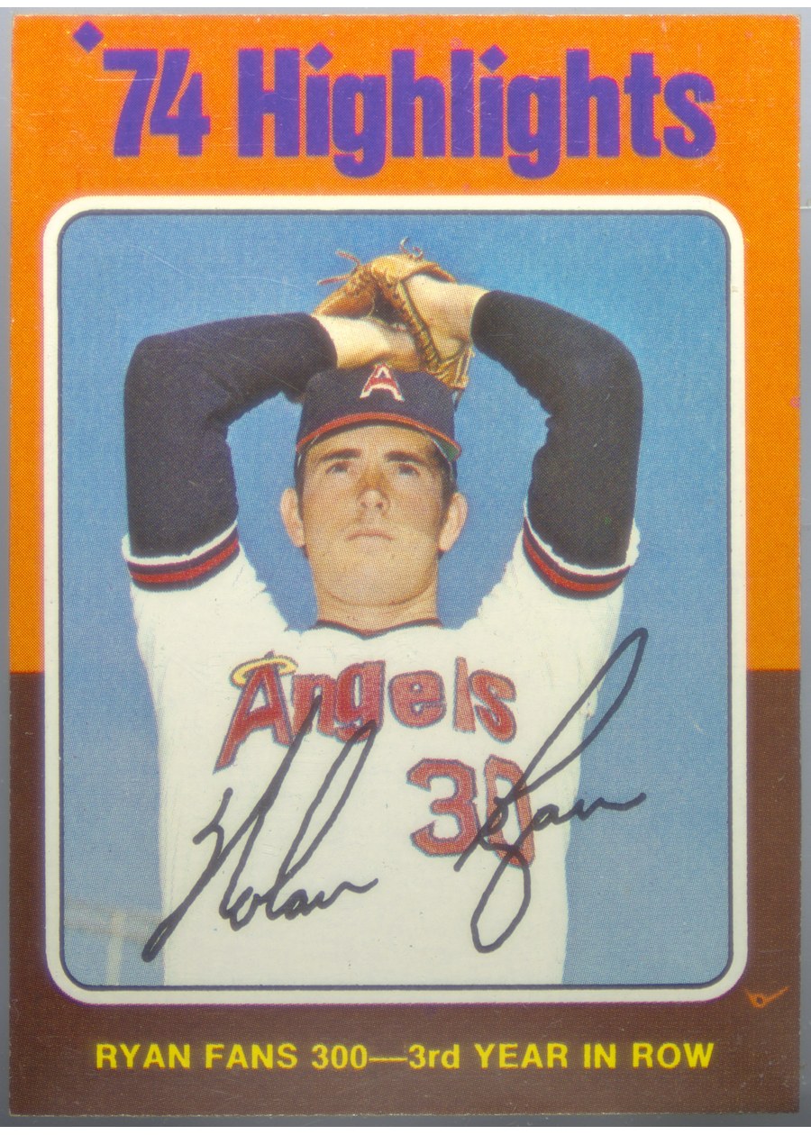 1975 Topps #5 Nolan Ryan, California Angels