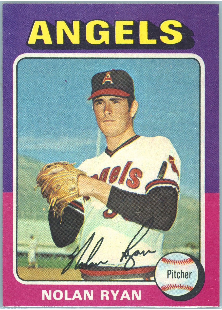 1975 Topps #500 Nolan Ryan, California Angels