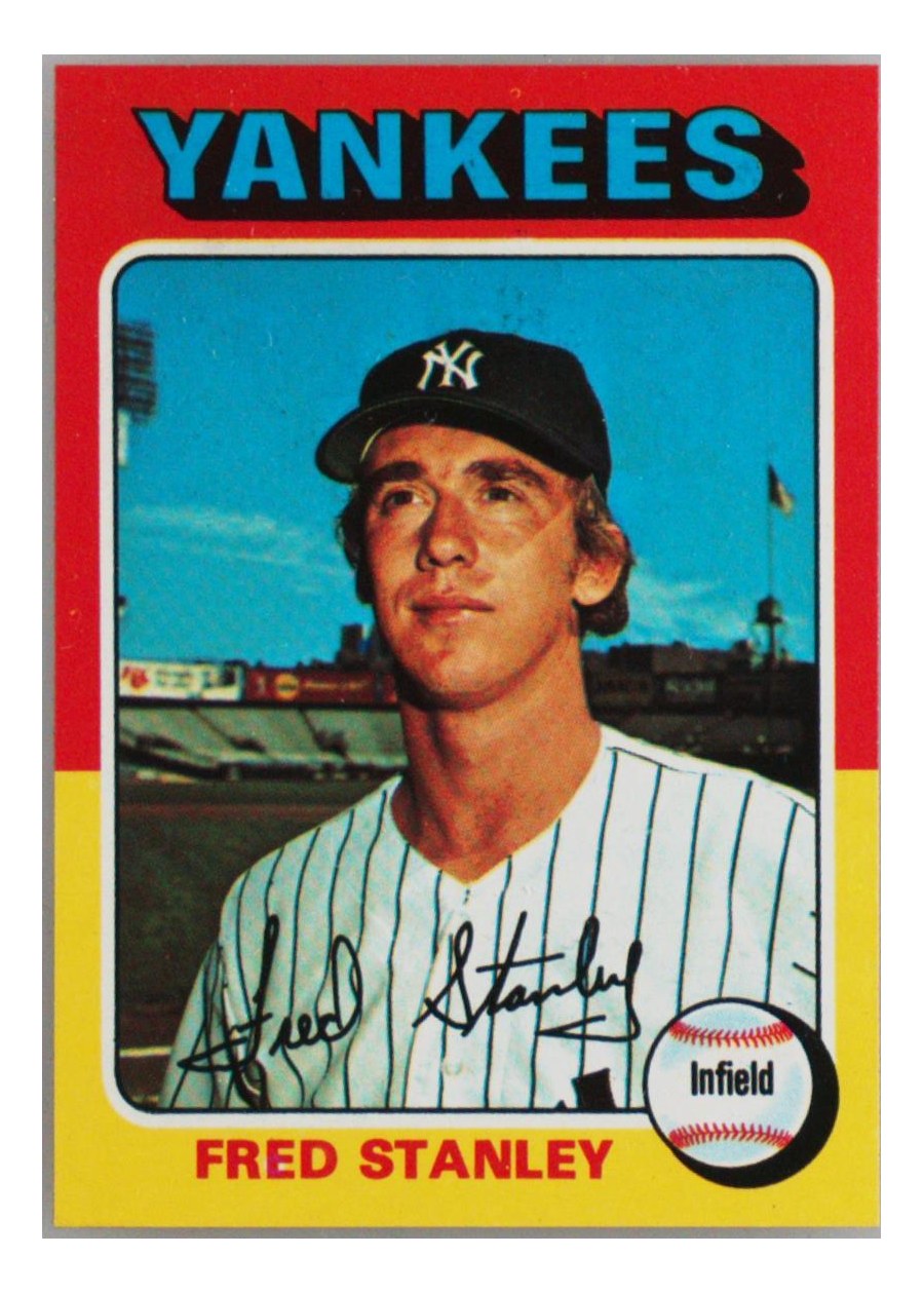 1975 Topps #503 Fred Stanley, New York Yankees