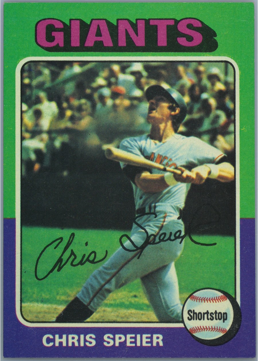 1975 Topps #505 Chris Speier, San Francisco Giants