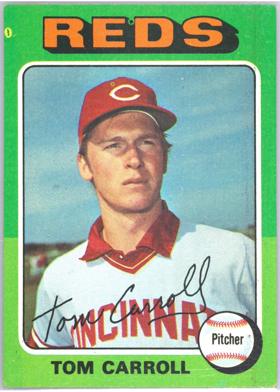 1975 Topps #507 Tom Carroll, Cincinnati Reds