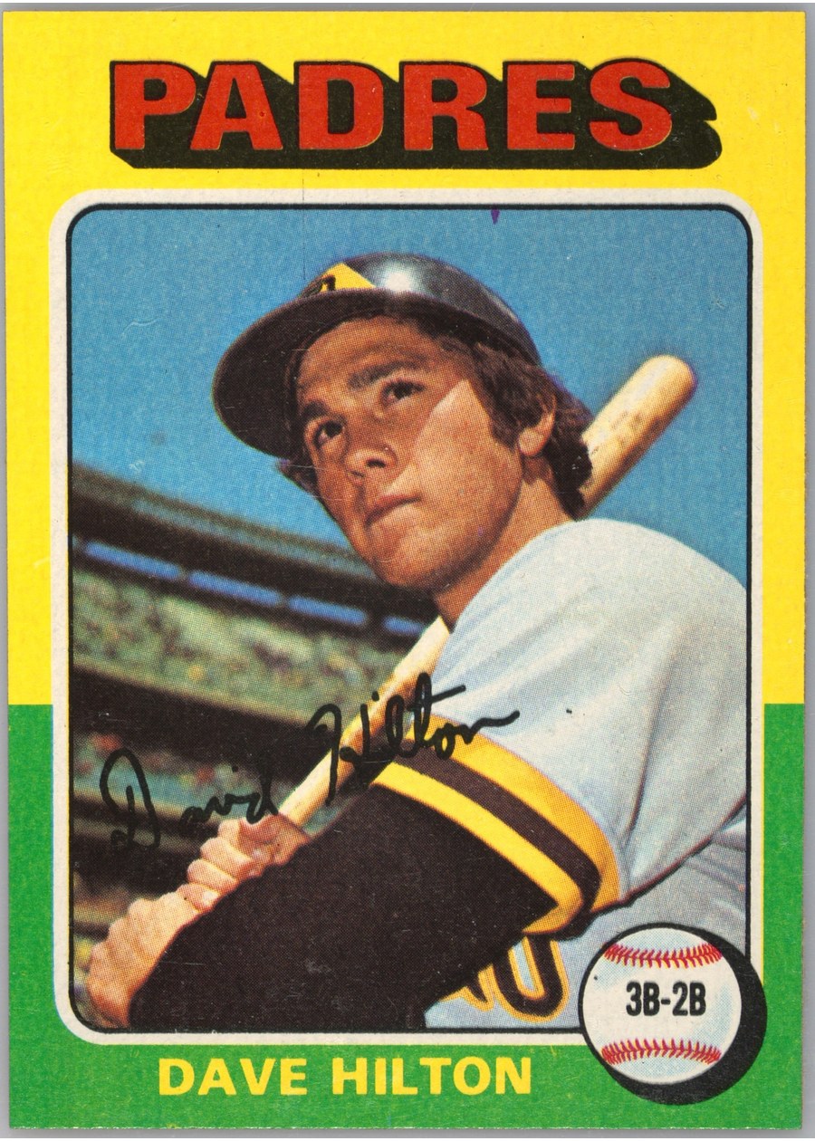 1975 Topps #509 Dave Hilton, San Diego Padres
