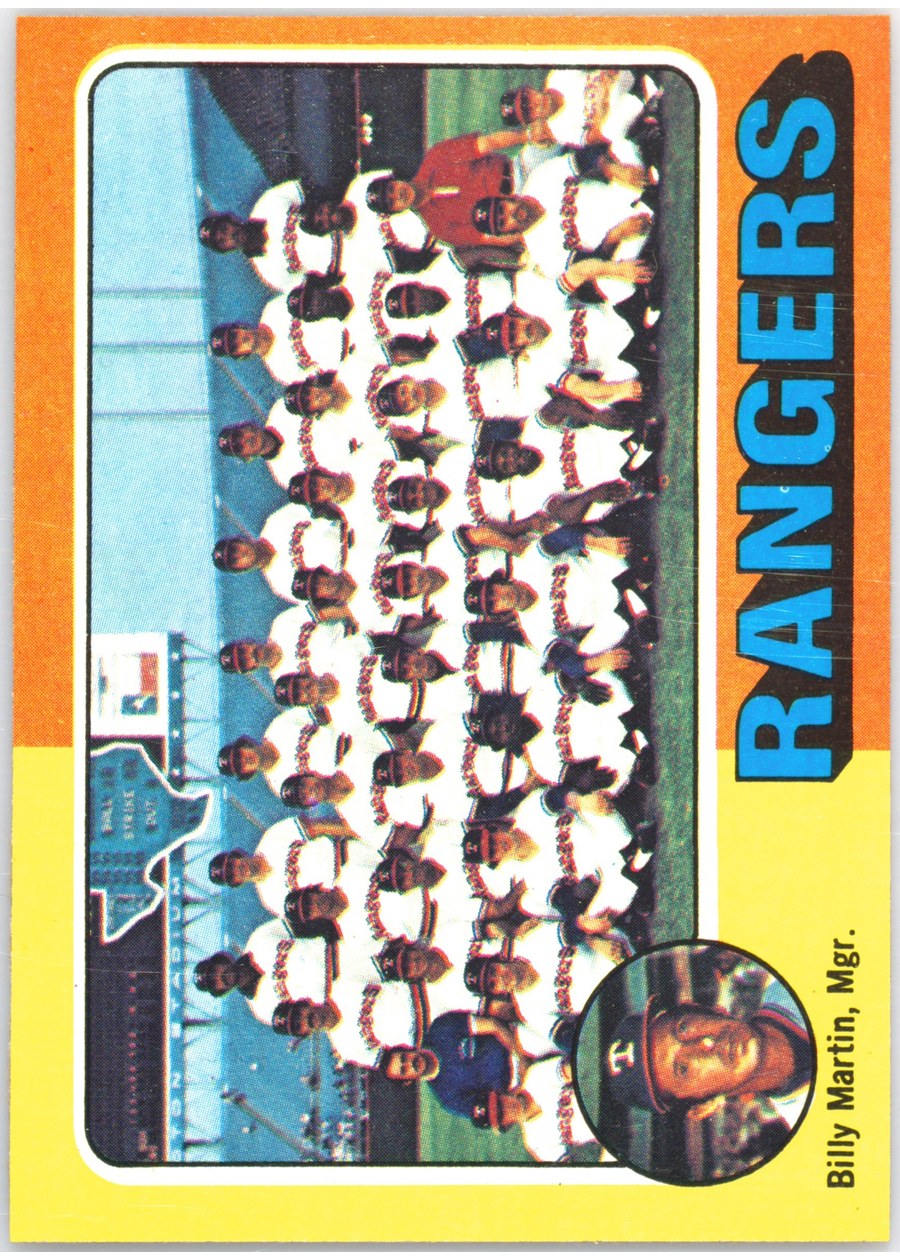 1975 Topps #511 Texas Rangers