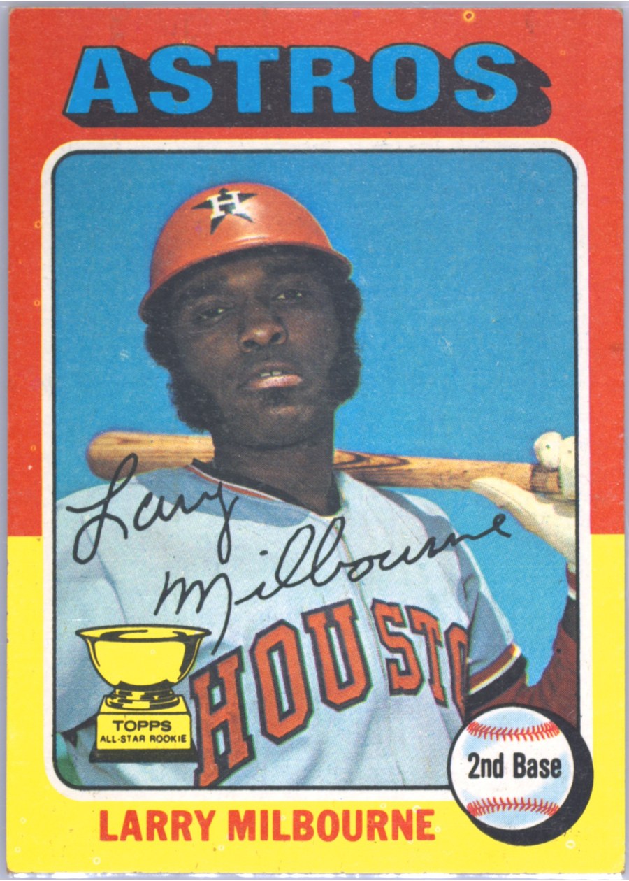 1975 Topps #512 Larry Milbourne, Houston Astros