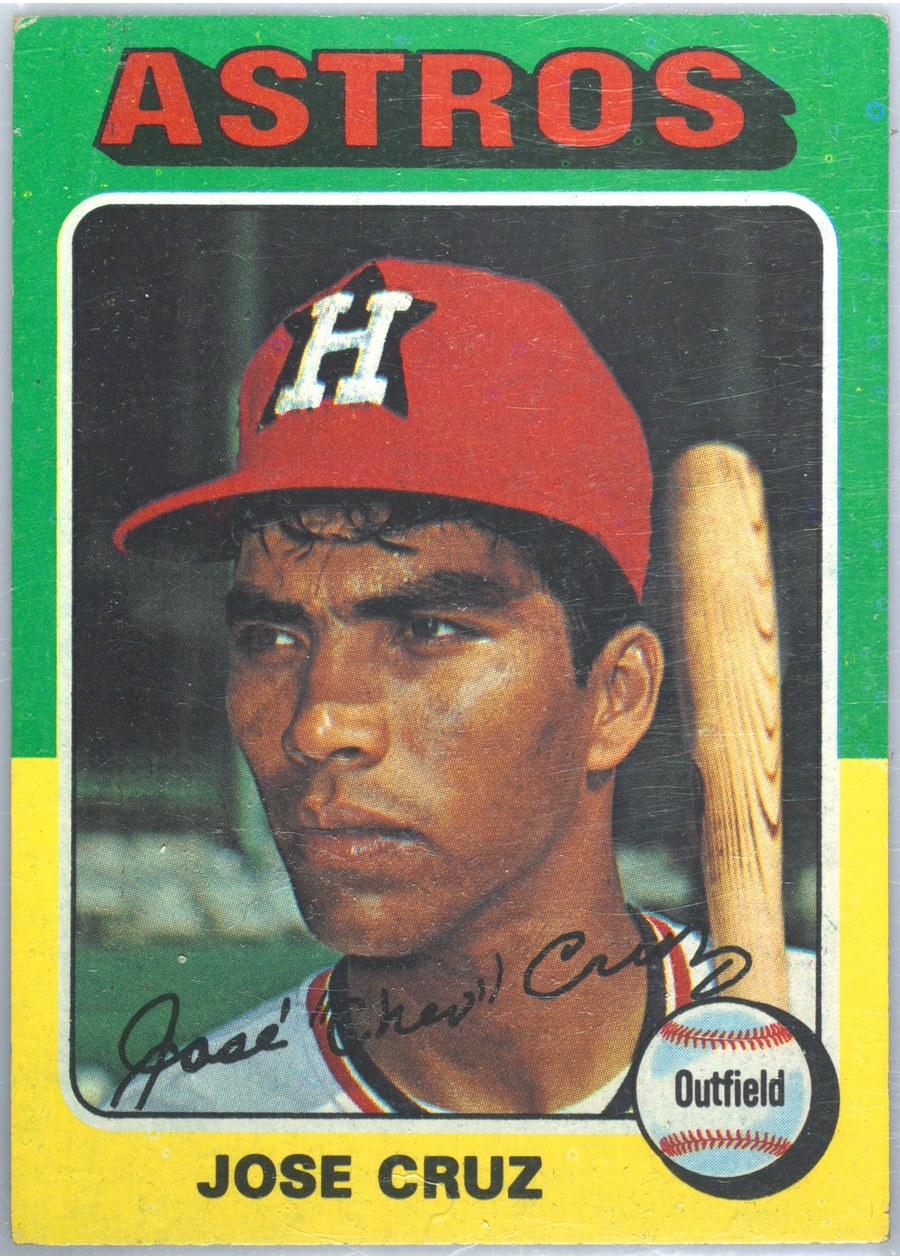 1975 Topps #514 Jose Cruz, Houston Astros