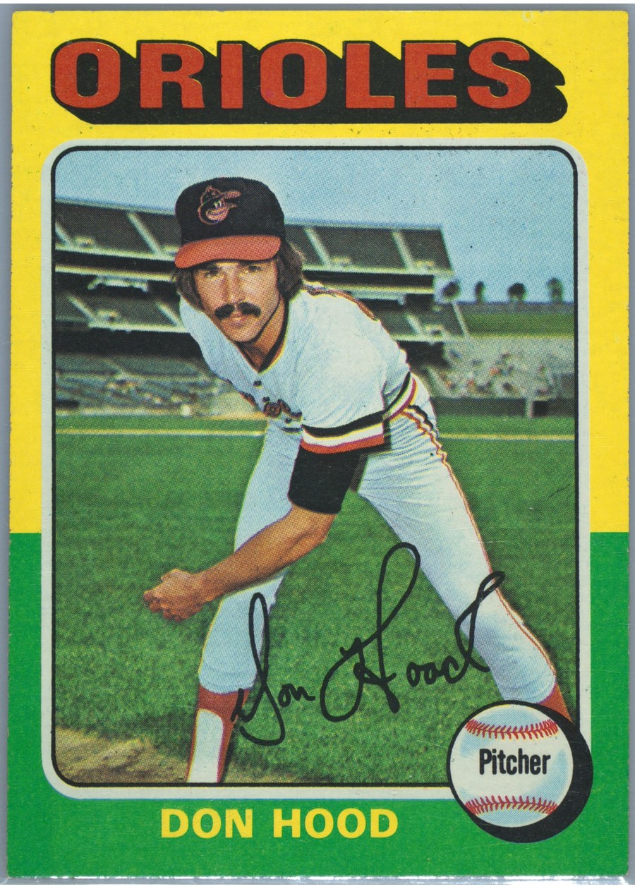 1975 Topps #516 Don Hood, Baltimore Orioles