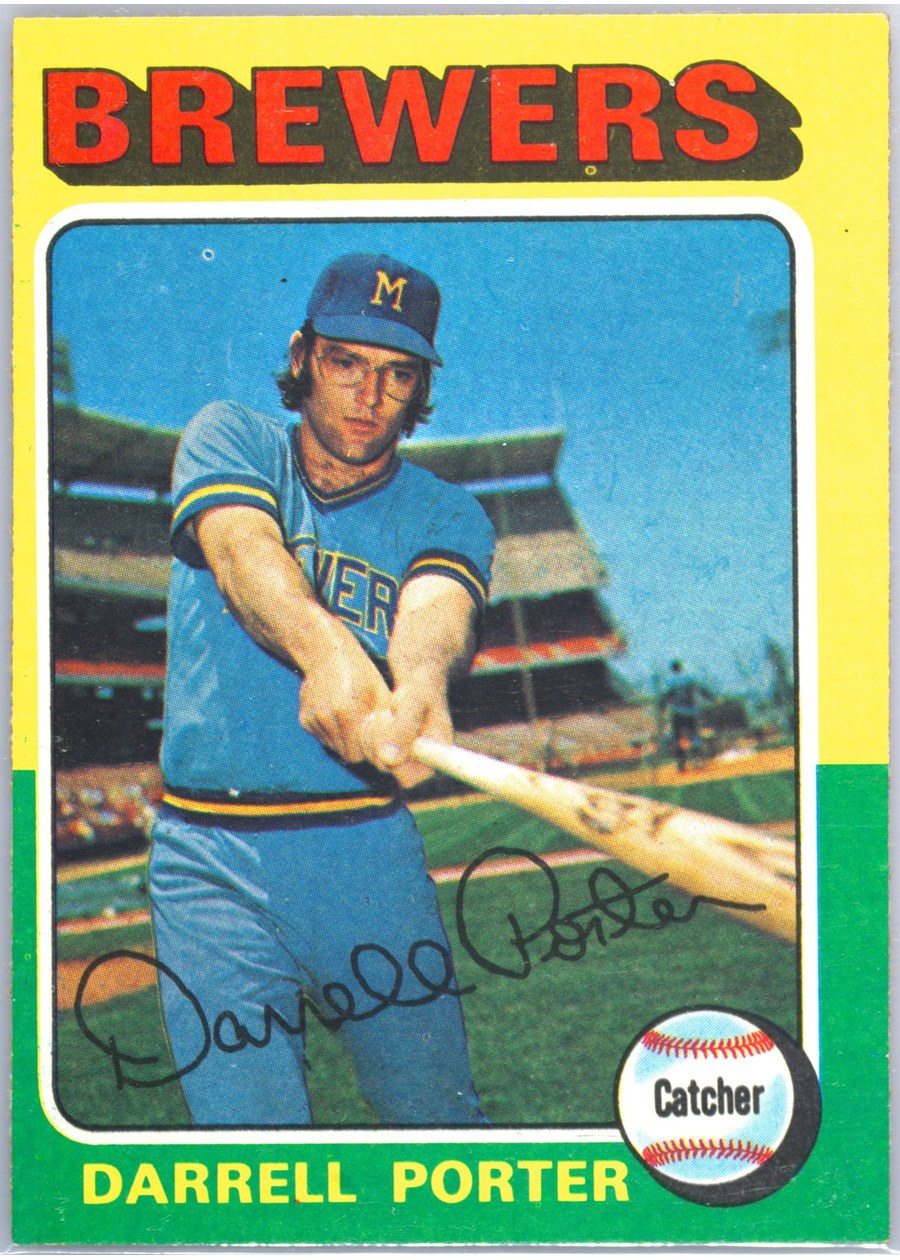 1975 Topps #52 Darrell Porter, Milwaukee Brewers