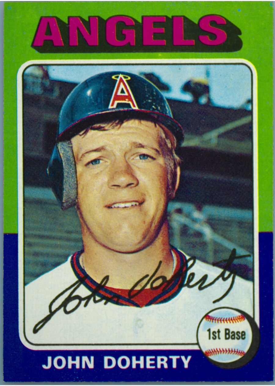1975 Topps #524 John Doherty, California Angels