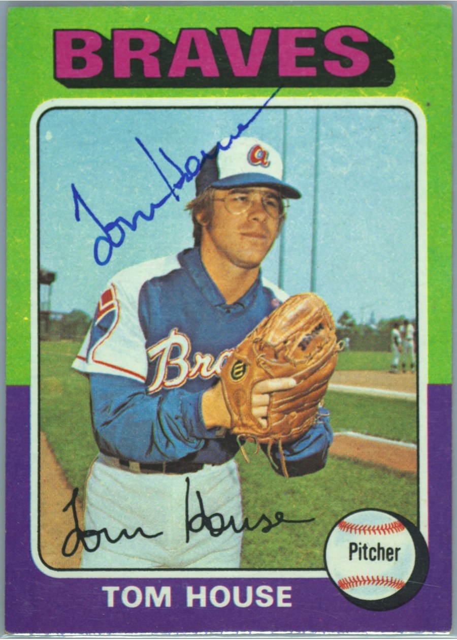 1975 Topps #525 Tom House, Atlanta Braves