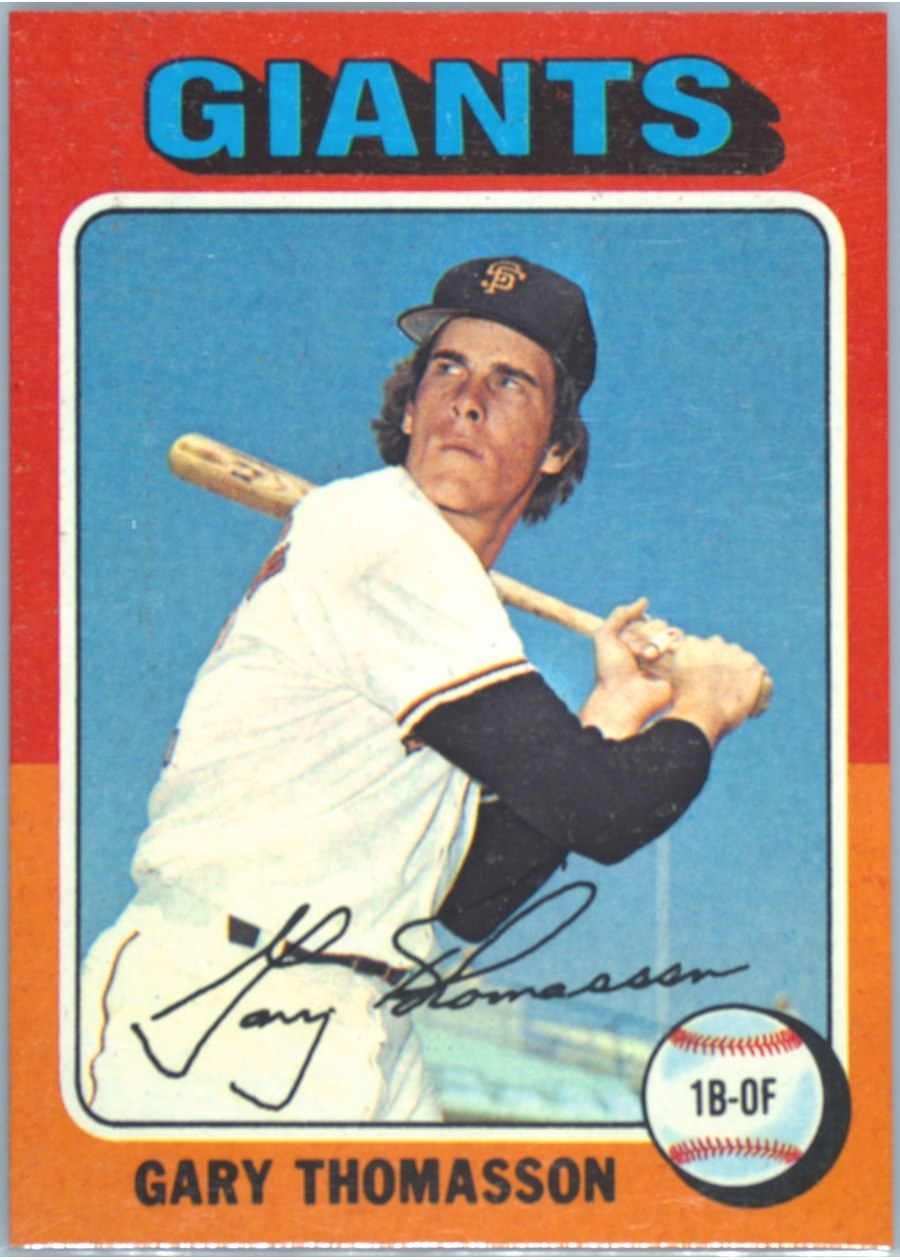 1975 Topps #529 Gary Thomasson, San Francisco Giants