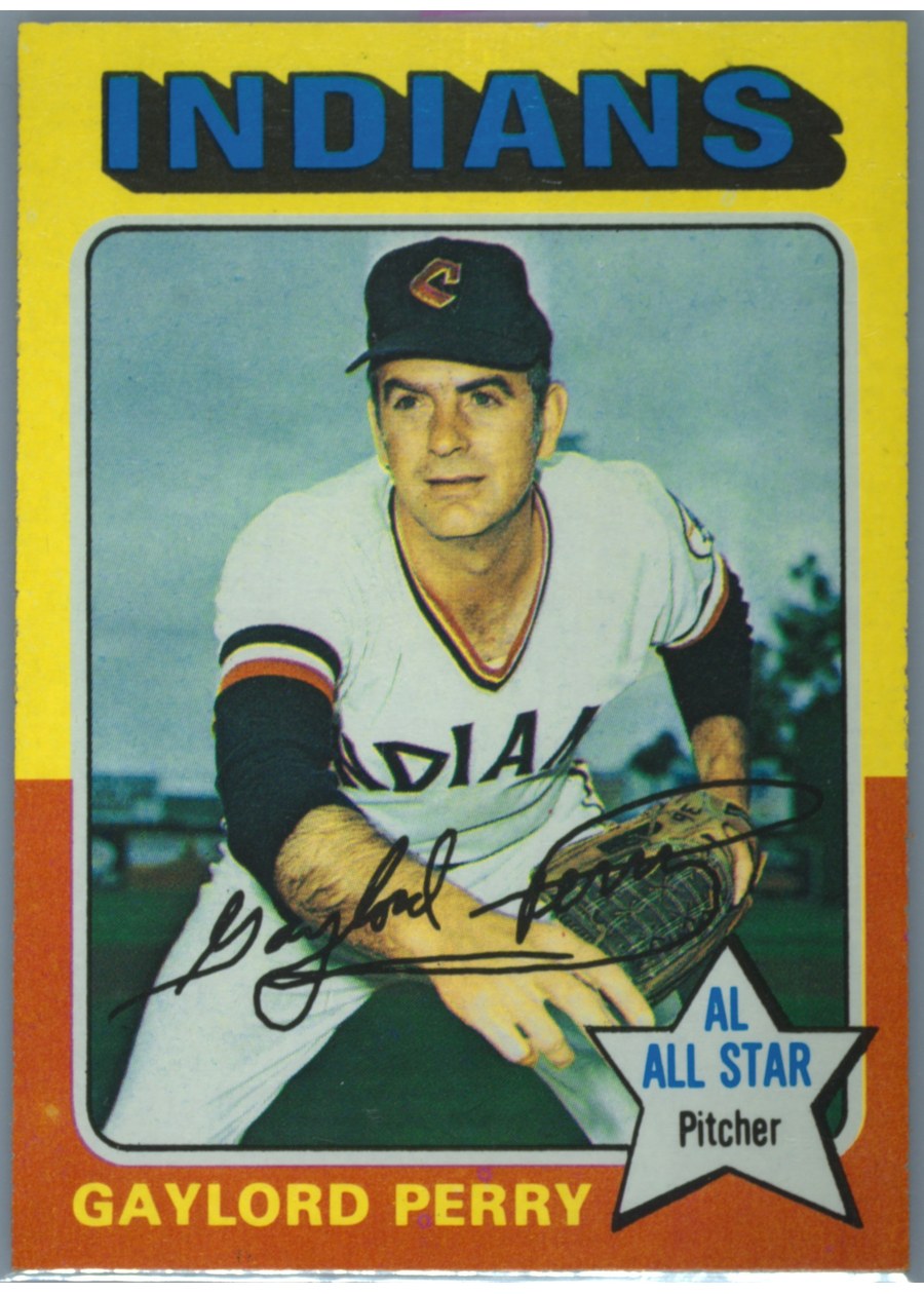 1975 Topps #530 Gaylord Perry, Cleveland Indians