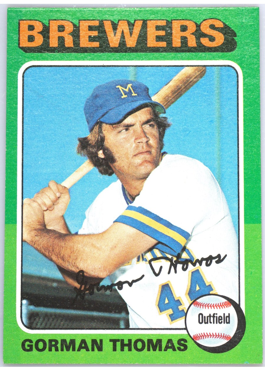 1975 Topps #532 Gorman Thomas, Milwaukee Brewers