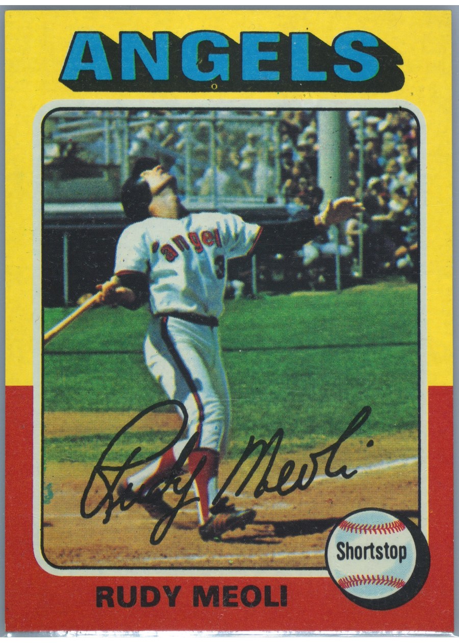 1975 Topps #533 Rudy Meoli, California Angels