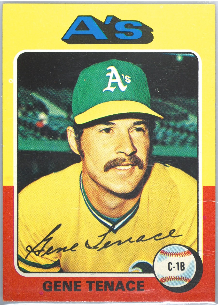 1975 Topps #535 Gene Tenace, Oakland Athletics