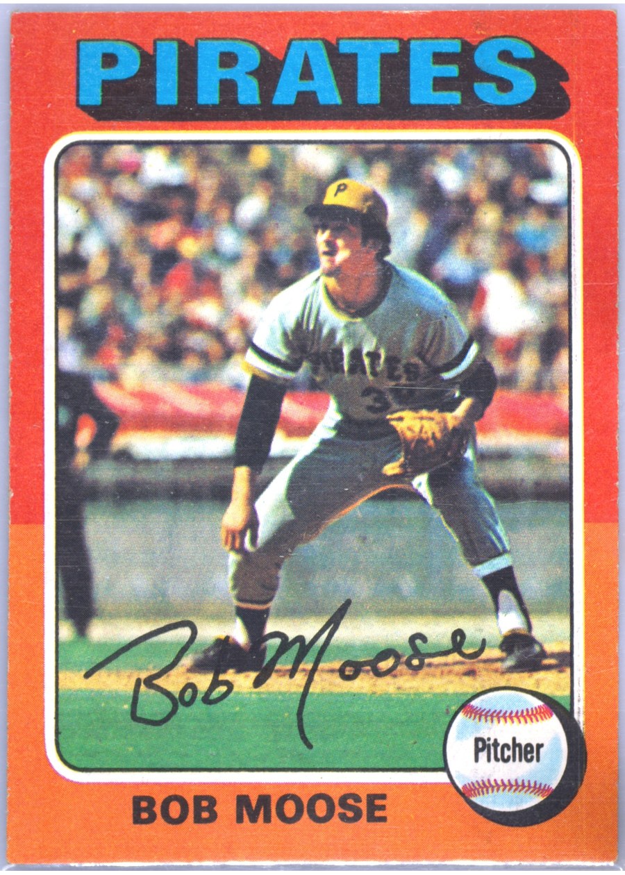 1975 Topps #536 Bob Moose, Pittsburgh Pirates