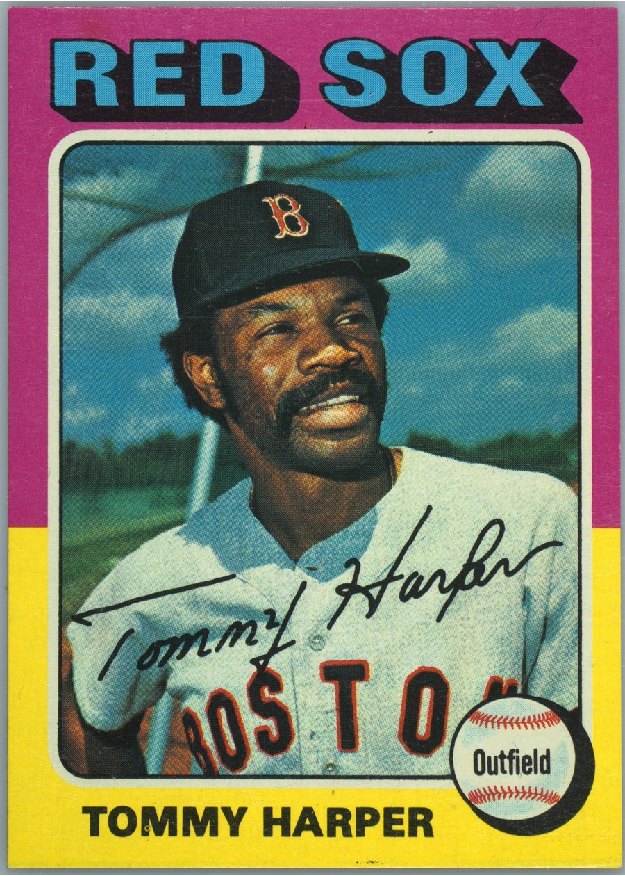 1975 Topps #537 Tommy Harper, Boston Red Sox