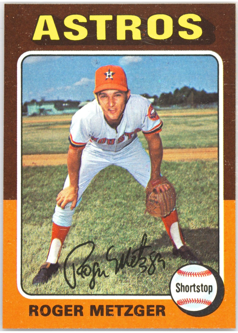1975 Topps #541 Roger Metzger, Houston Astros