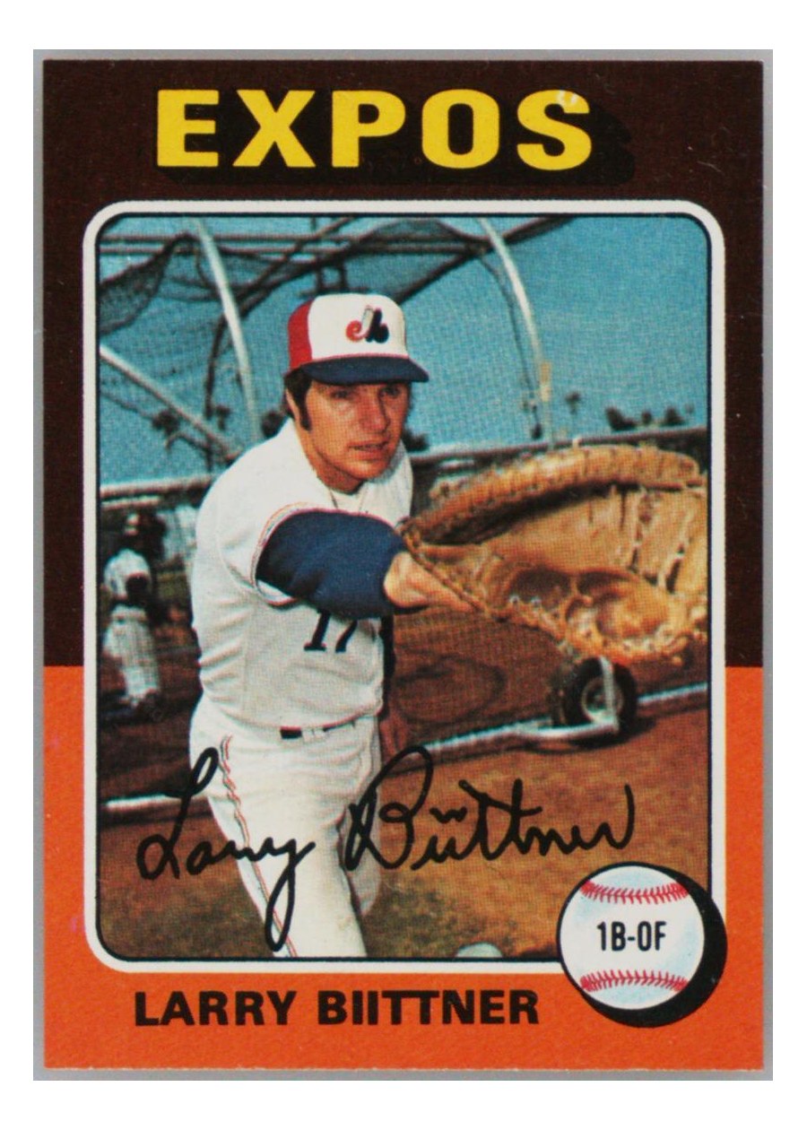 1975 Topps #543 Larry Biittner, Montreal Expos