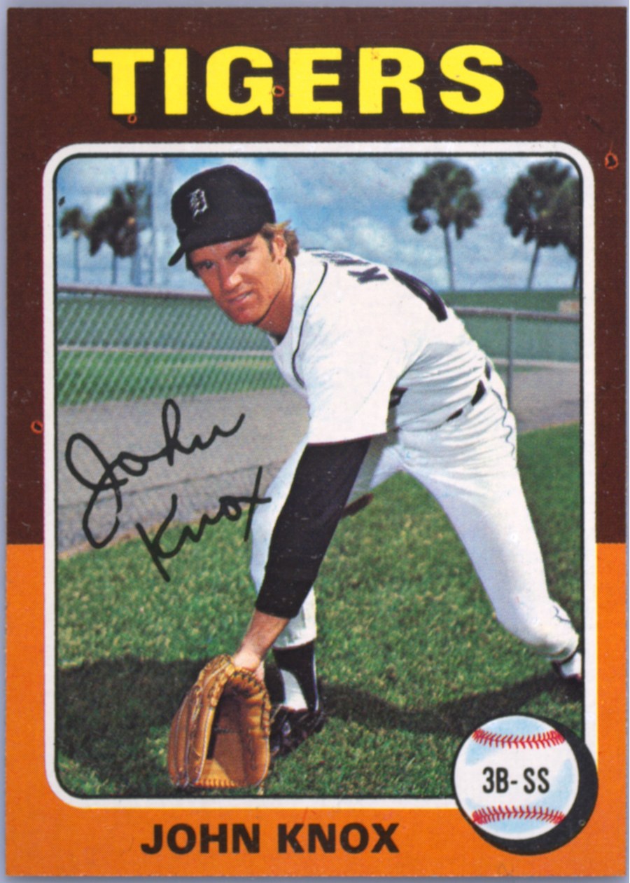 1975 Topps #546 John Knox, Detroit Tigers