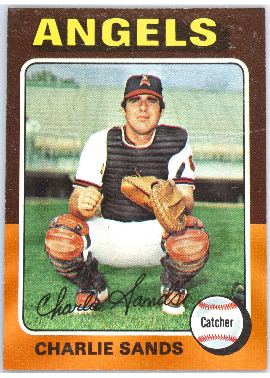 1975 Topps #548 Charlie Sands, California Angels