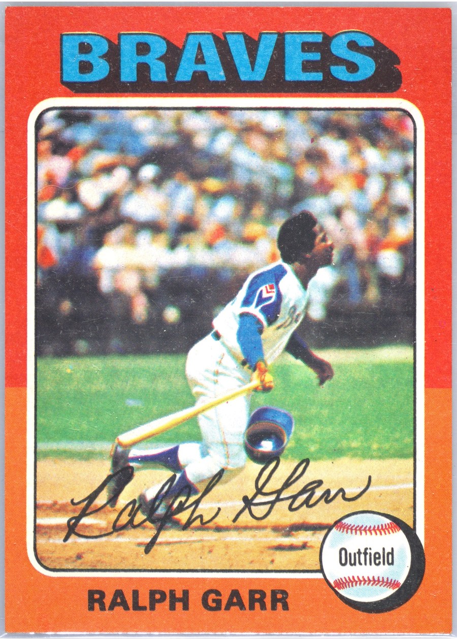 1975 Topps #550 Ralph Garr, Atlanta Braves