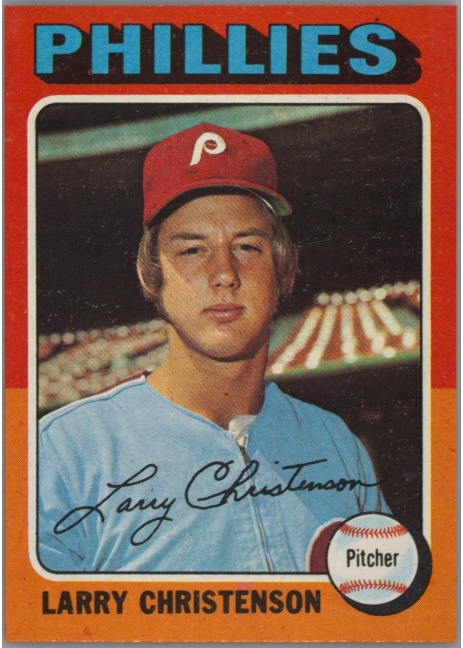 1975 Topps #551 Larry Christenson, Philadelphia Phillies