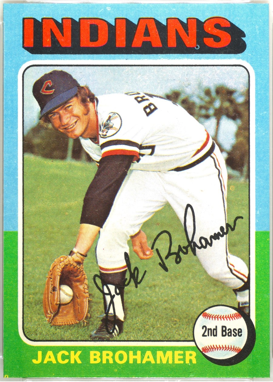 1975 Topps #552 Jack Brohamer, Cleveland Indians