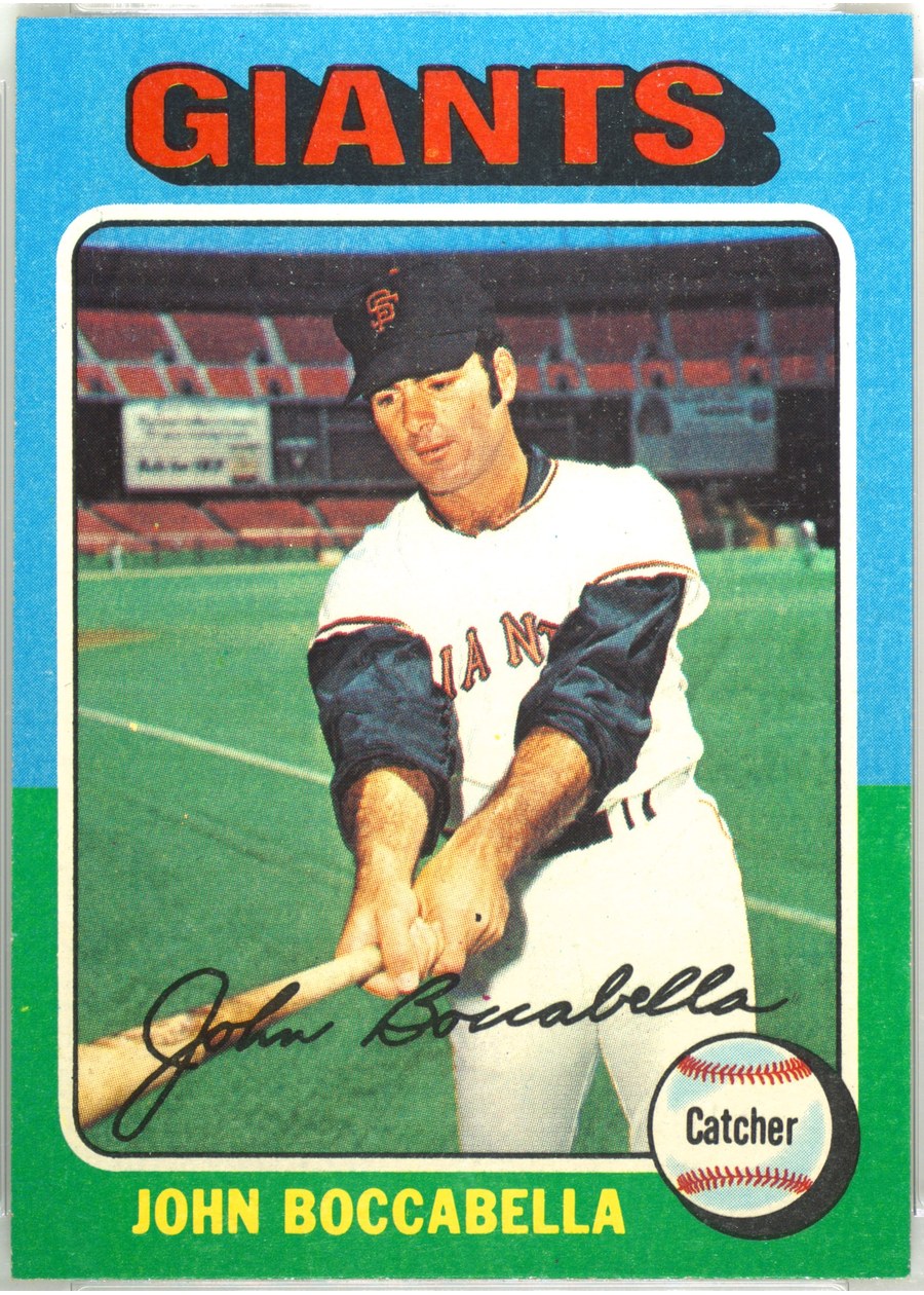 1975 Topps #553 John Boccabella, San Francisco Giants