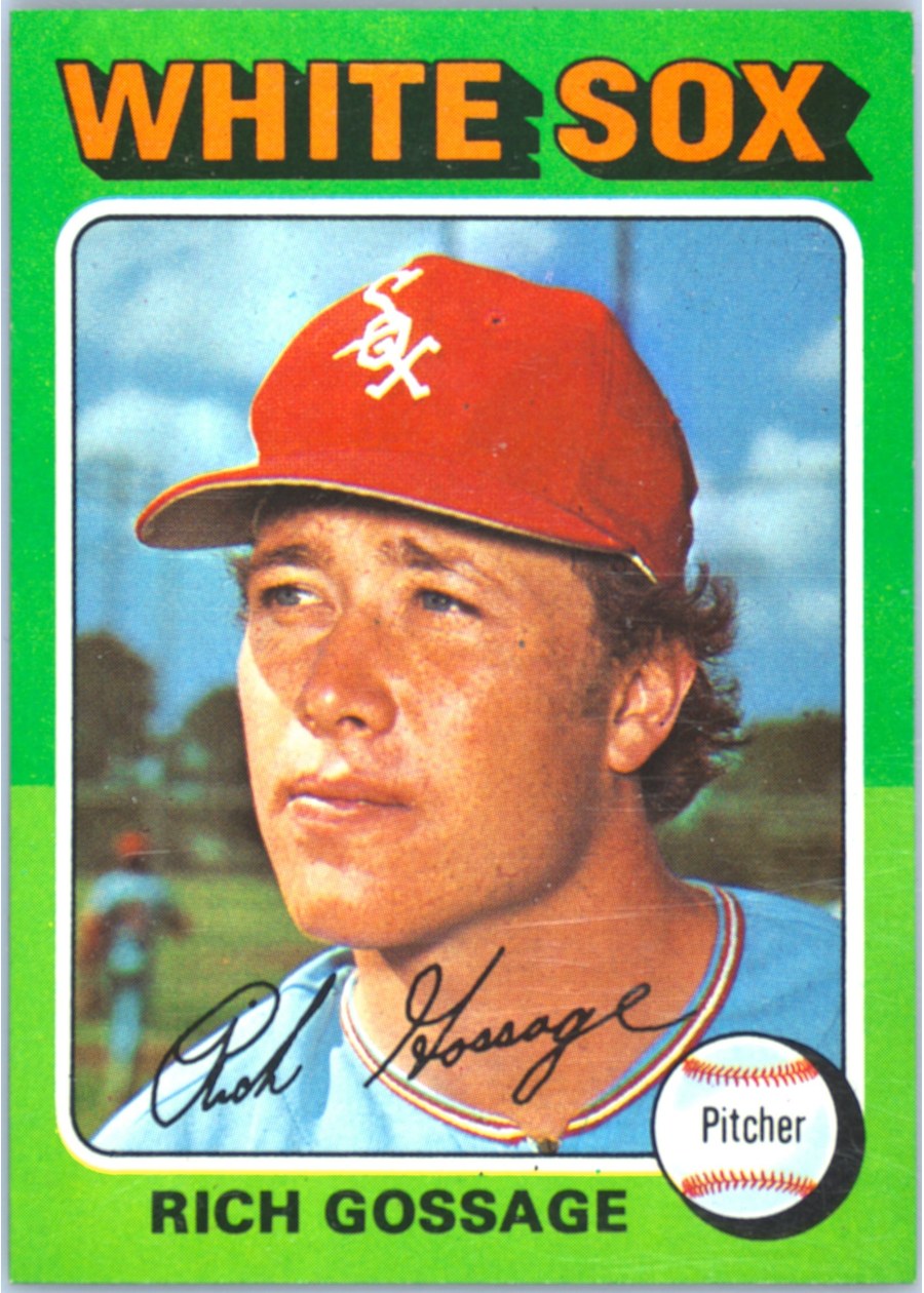 1975 Topps #554 Rich Gossage, Chicago White Sox