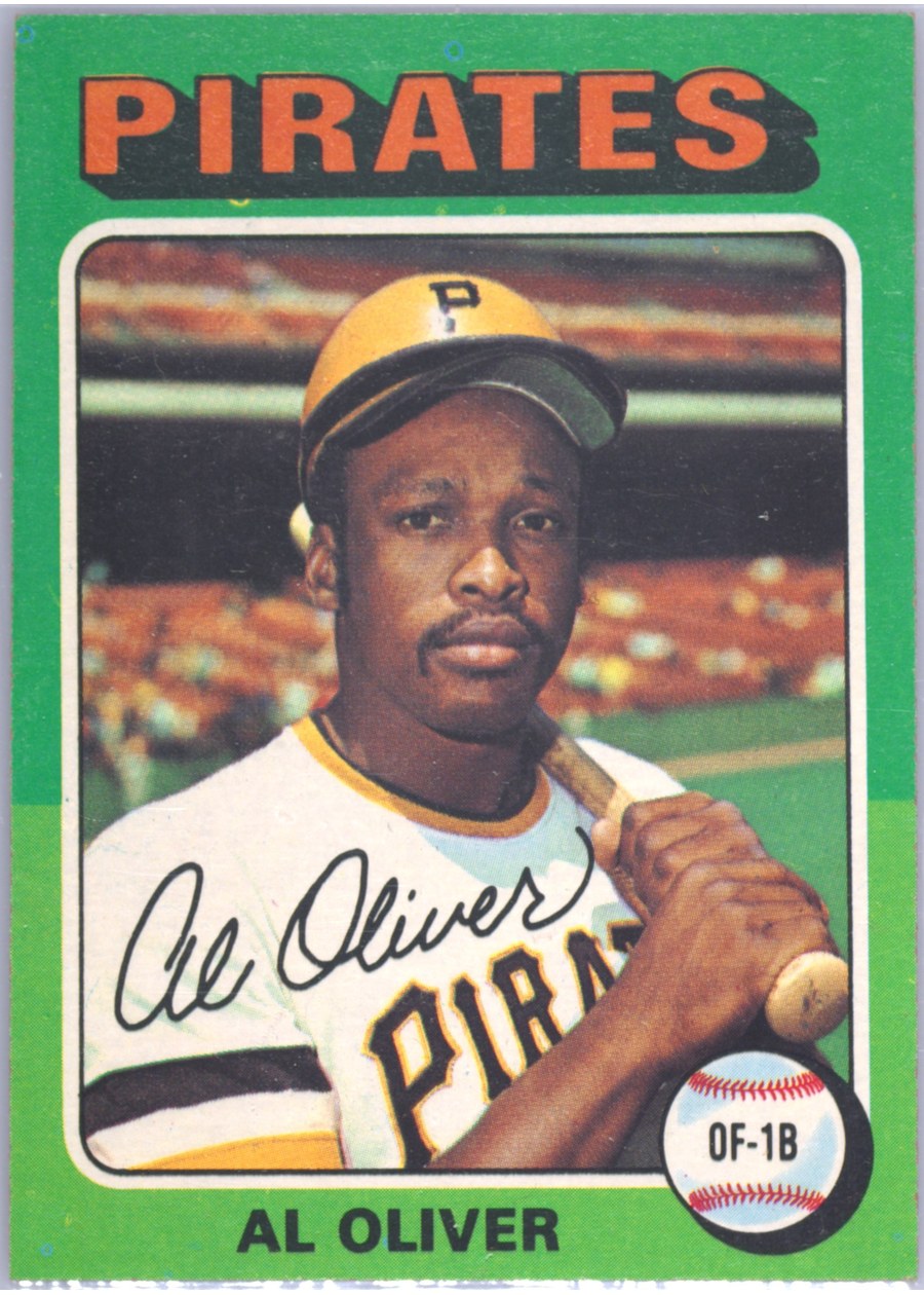 1975 Topps #555 Al Oliver, Pittsburgh Pirates