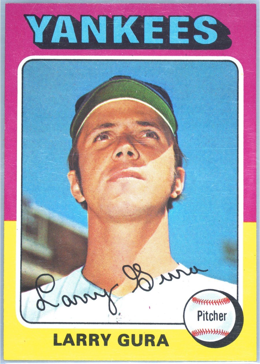 1975 Topps #557 Larry Gura, New York Yankees