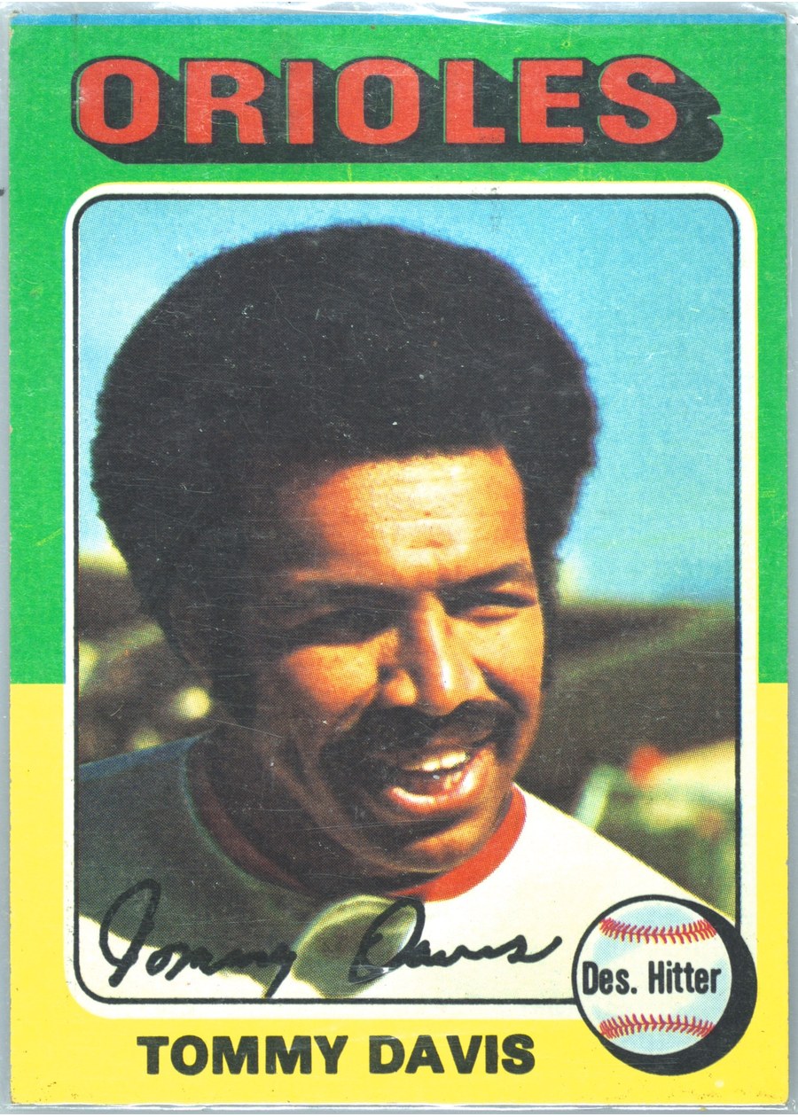 1975 Topps #564 Tommy Davis, Baltimore Orioles