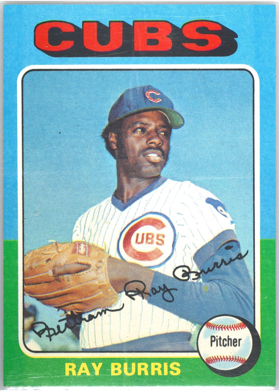 1975 Topps #566 Ray Burris, Chicago Cubs