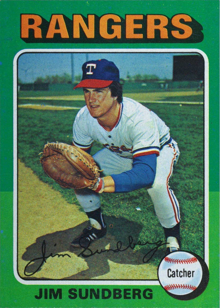 1975 Topps #567 Jim Sundberg, Texas Rangers