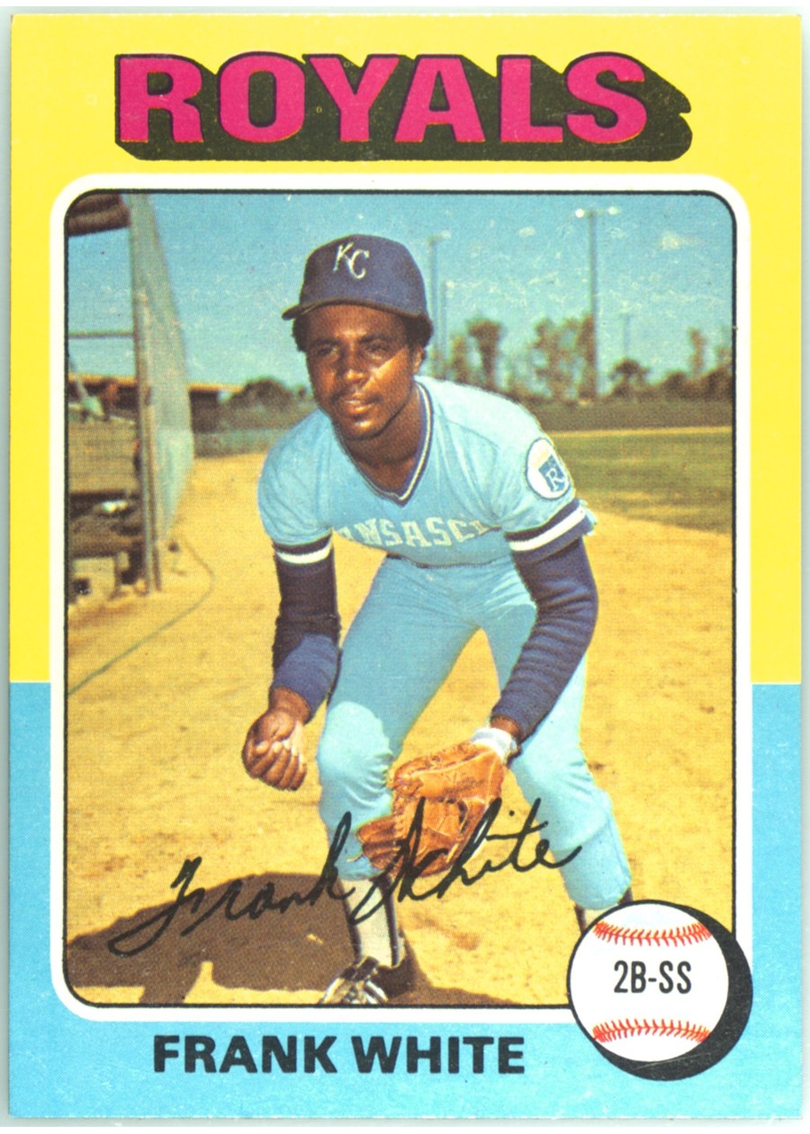 1975 Topps #569 Frank White, Kansas City Royals