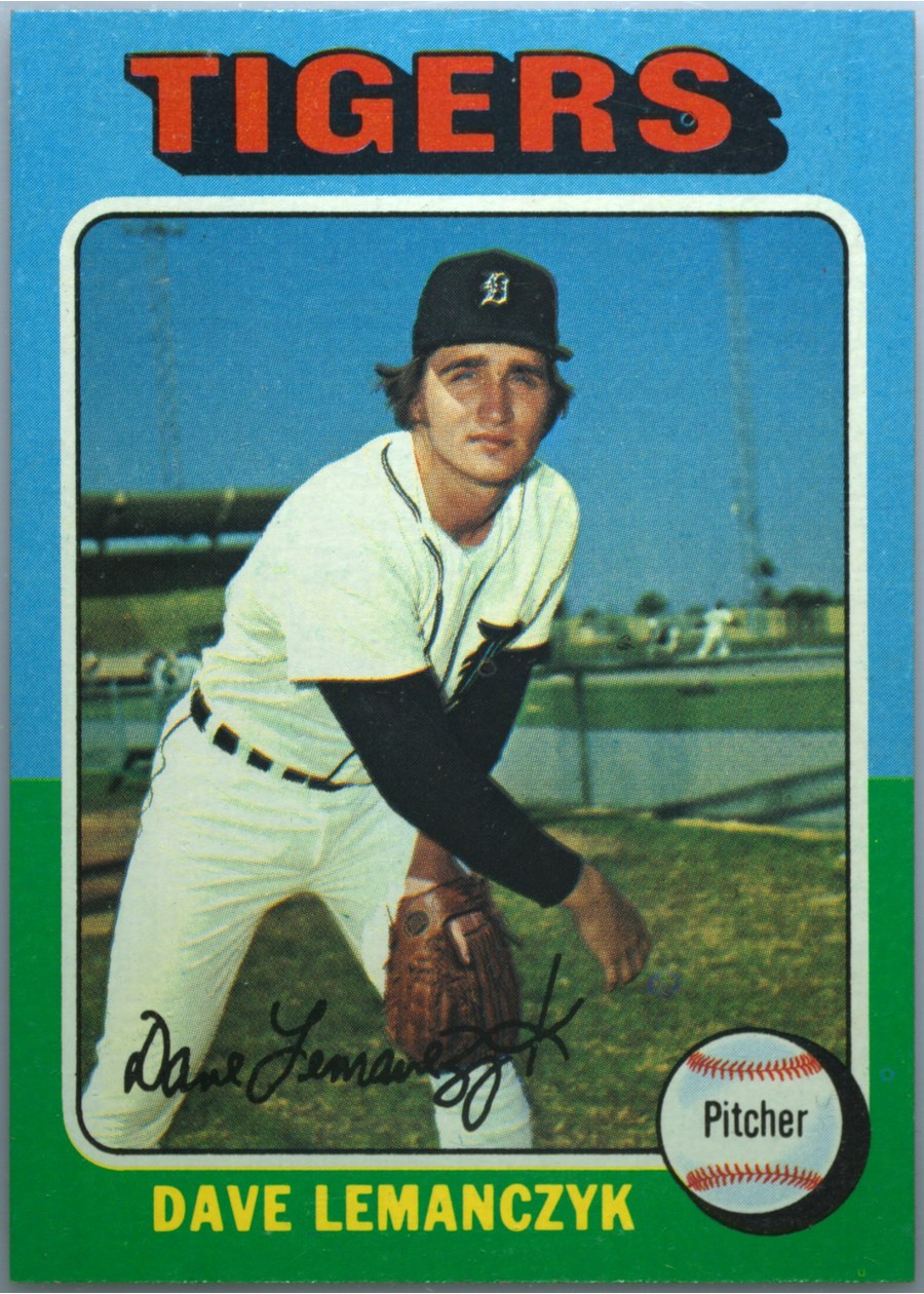 1975 Topps #571 Dave Lemanczyk, Detroit Tigers
