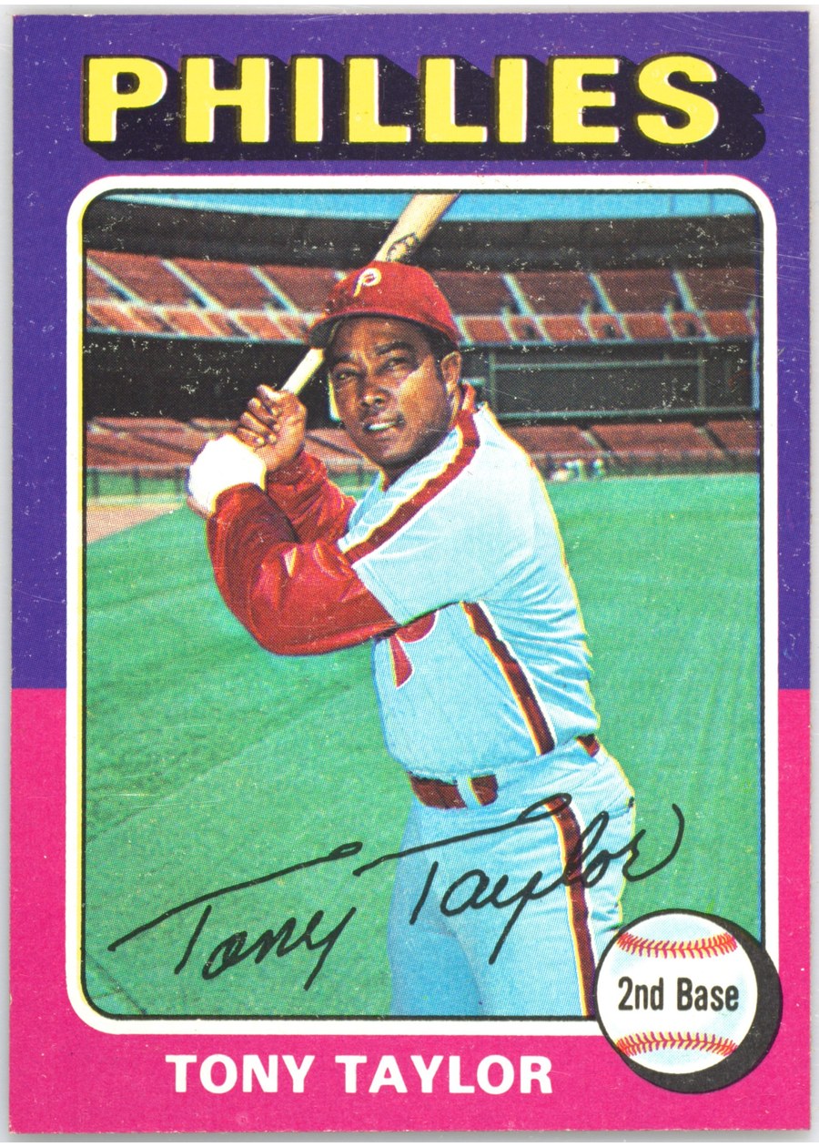 1975 Topps #574 Tony Taylor, Philadelphia Phillies