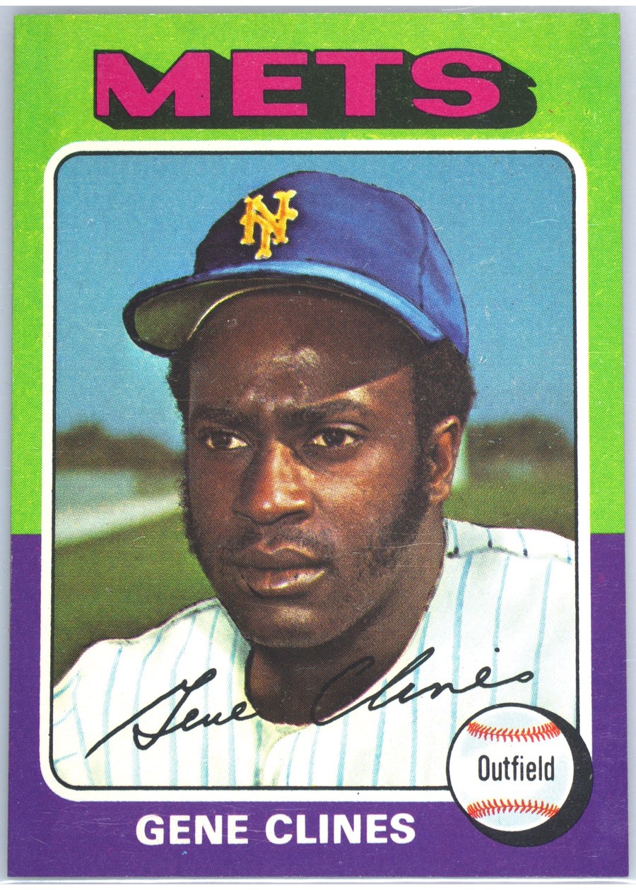 1975 Topps #575 Gene Clines, New York Mets