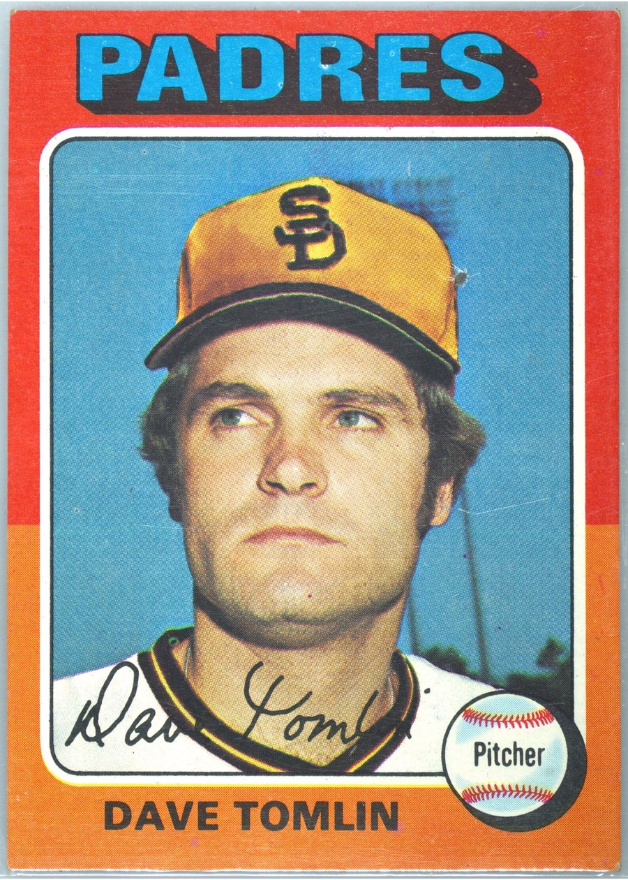 1975 Topps #578 Dave Tomlin, San Diego Padres