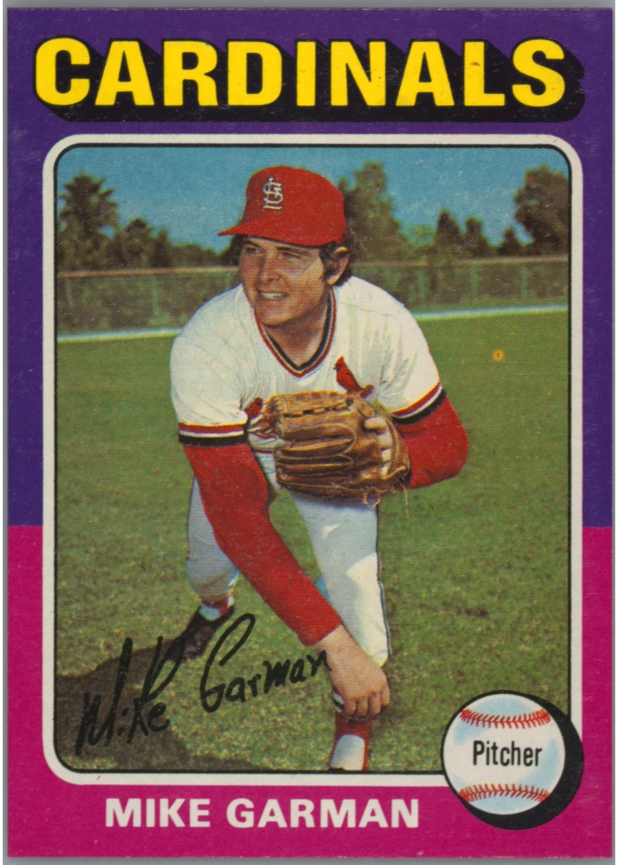 1975 Topps #584 Mike Garman, St. Louis Cardinals