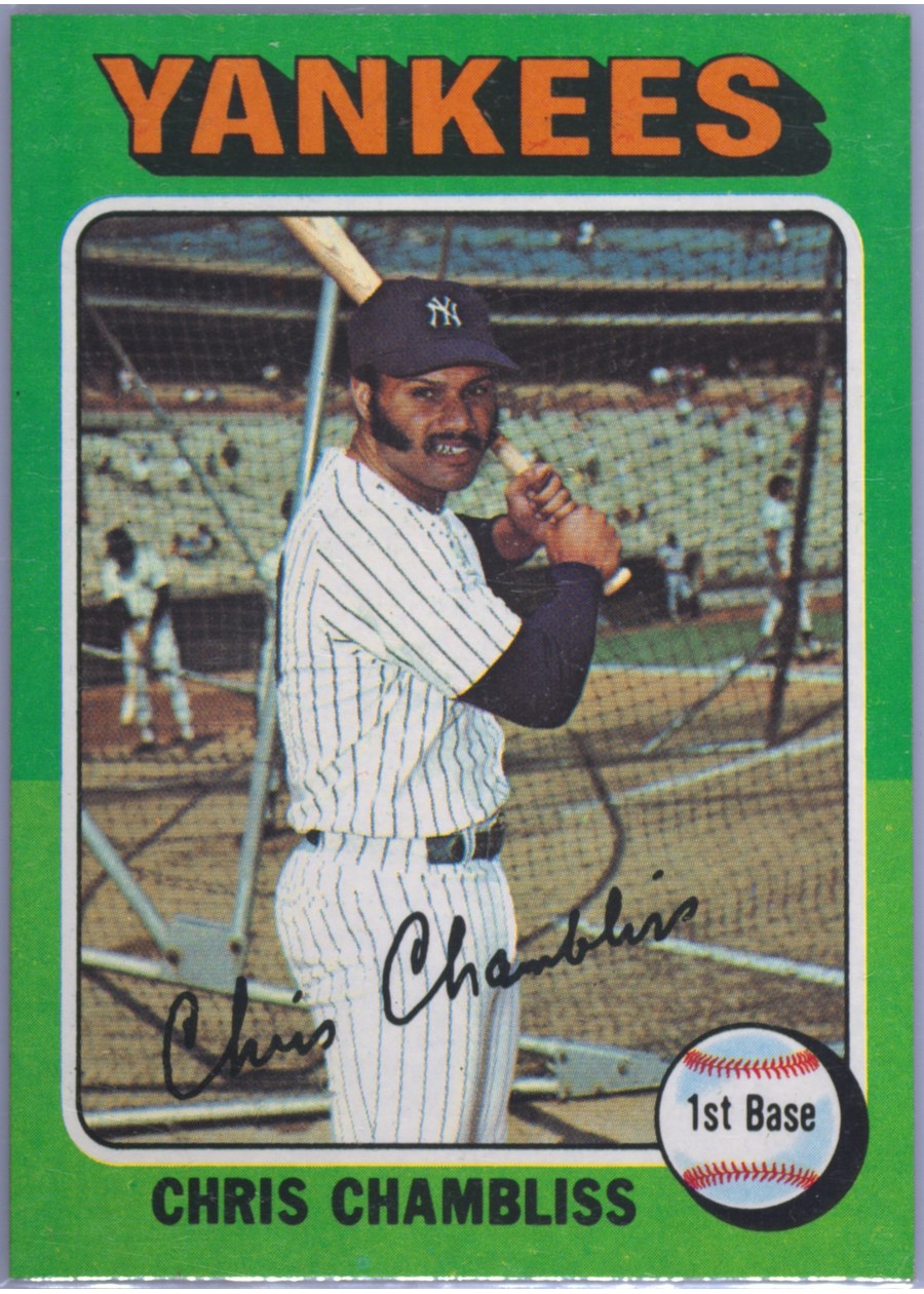 1975 Topps #585 Chris Chambliss, New York Yankees