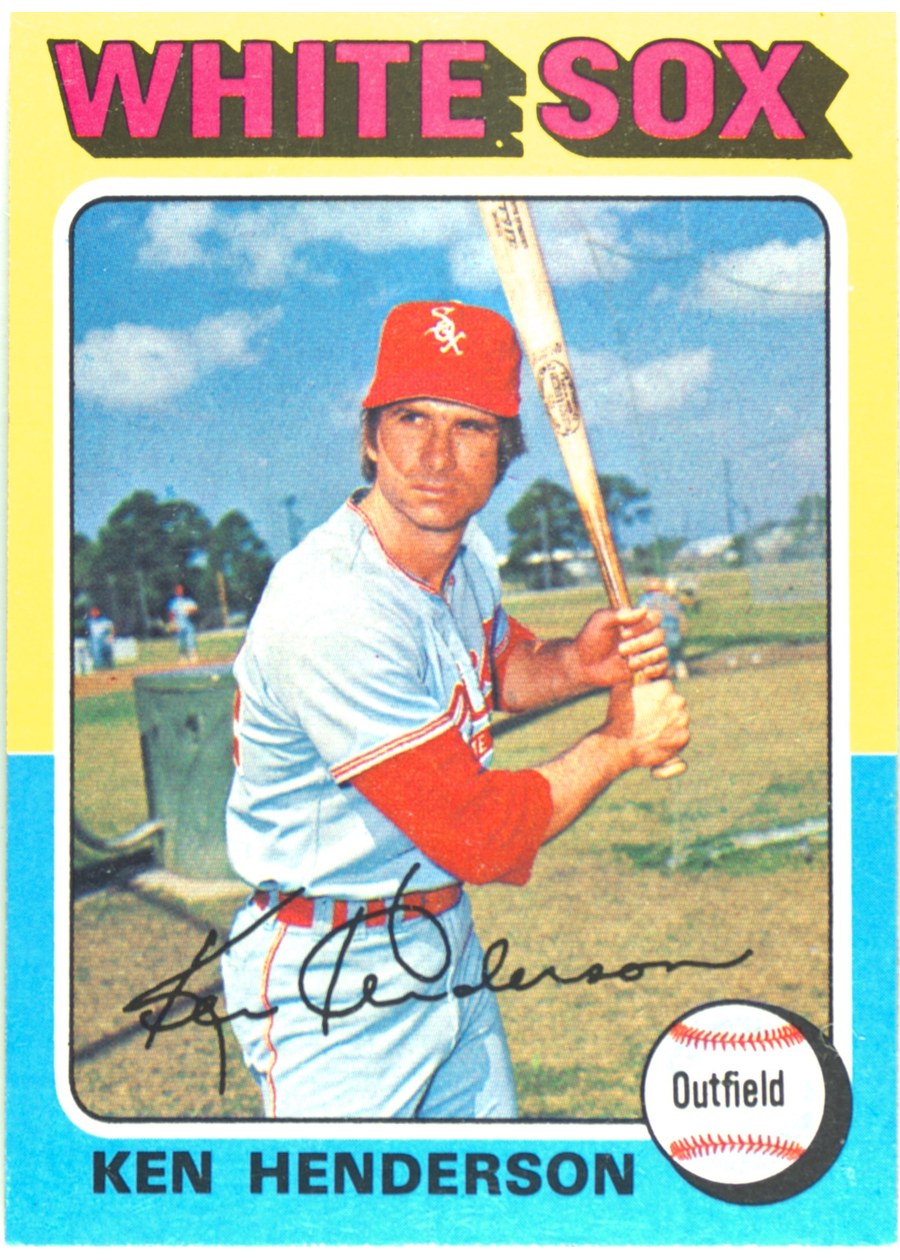1975 Topps #59 Ken Henderson, Chicago White Sox