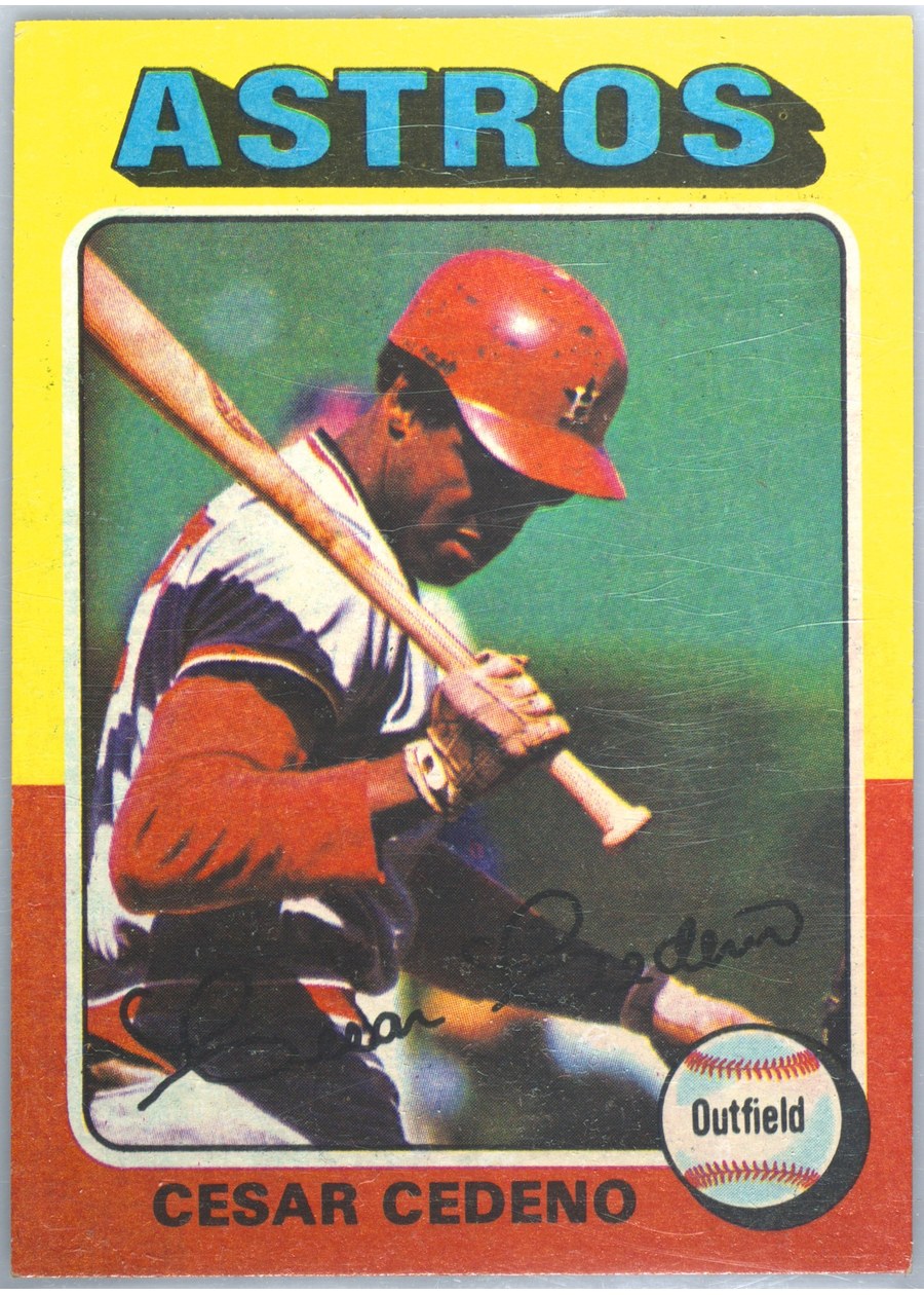 1975 Topps #590 Cesar Cedeno, Houston Astros