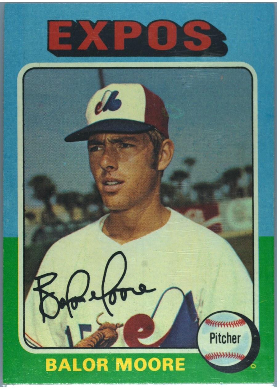 1975 Topps #592 Balor Moore, Montreal Expos