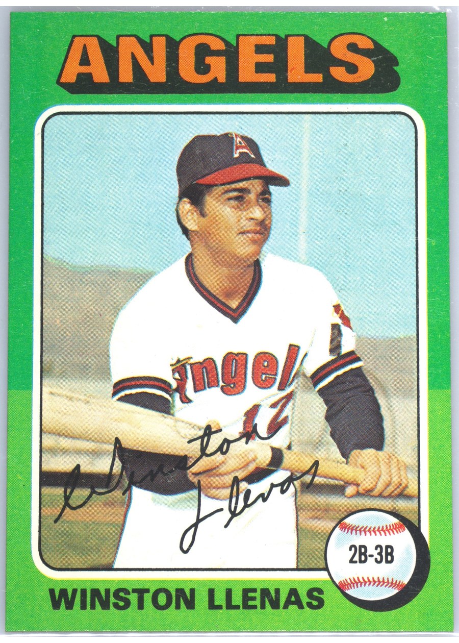 1975 Topps #597 Winston Llenas, California Angels